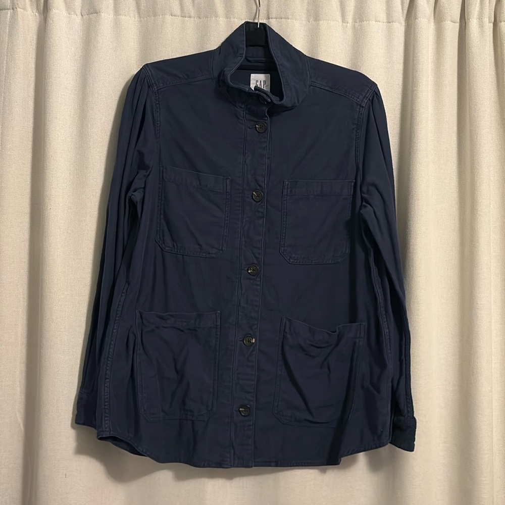 Navy Gap shirt jacket size L